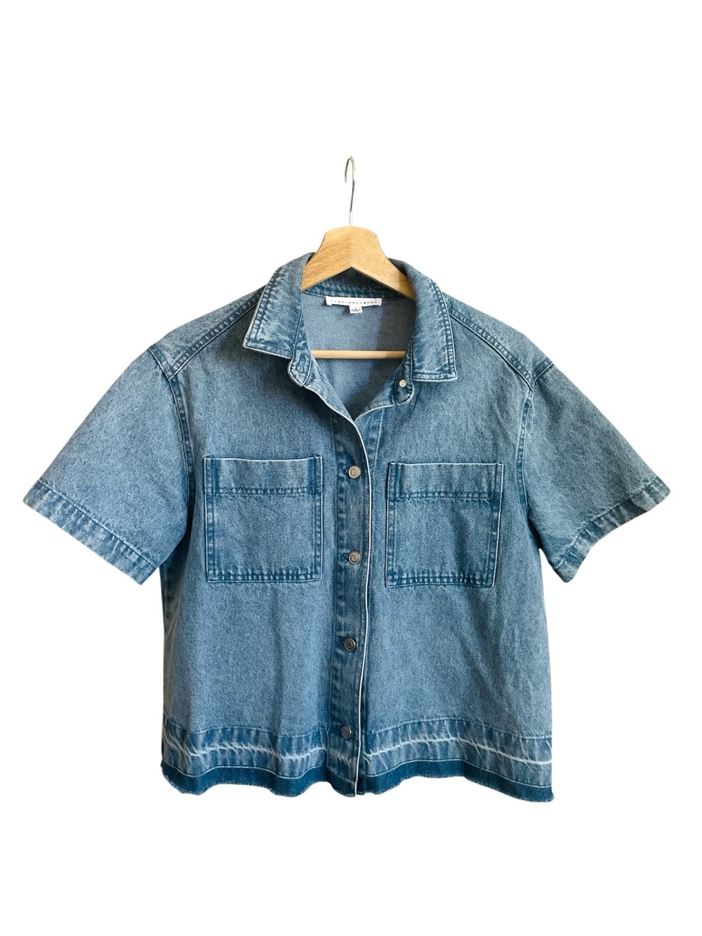 Women's Denim Jacket Short Sleeve Size S
